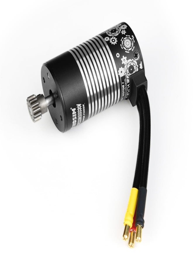 هوشيم محرك Hosim 3660 3100KV بدون فرش، محرك عالي السرعة مقاوم للماء لسيارات التحكم عن بعد بمقياس 1/8، طراز MSDJ-3660/X25-DJ36، متوافق مع X27، ومعظم قطع غيار تحديث شاحنات التحكم عن بعد بمقياس 1:8 - Image 2